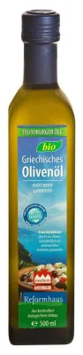 Bild: Neu im Sortiment der Teutoburger Ölmühle: Griechisches Olivenöl