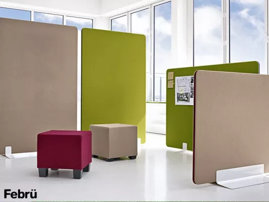 Bild: Febrü sorgt mit modernen Akustiklösungen für Wohlfühlatmosphäre in Büros