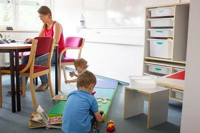 Bild: Familienfreundliches Arbeitsumfeld – im wahrsten Sinne des Wortes