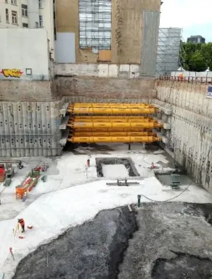 Bild: Groundforce Hydraulikabstützungen: Anspruchsvoller Einsatz beim Bauprojekt Frankfurter Opernplatz