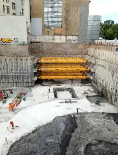 Bild: Groundforce Hydraulikabstützungen: Anspruchsvoller Einsatz beim Bauprojekt Frankfurter Opernplatz