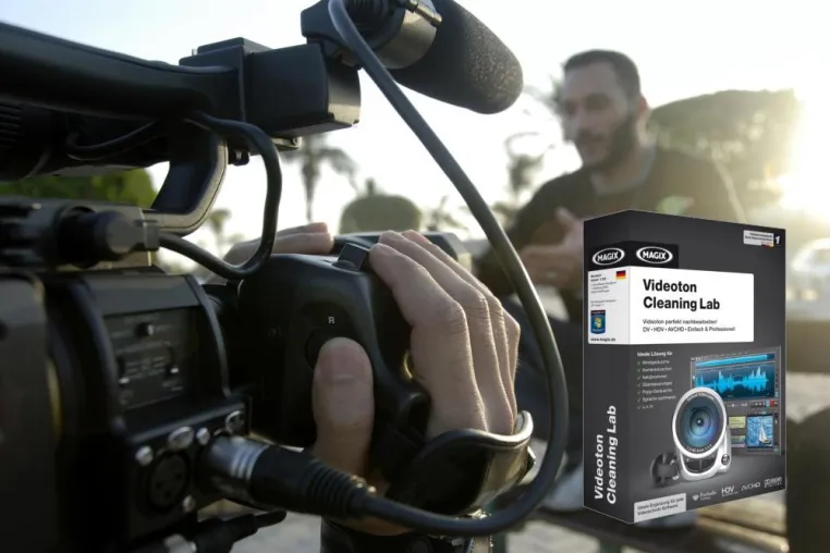 Bild: Video-Sound nachbearbeiten mit MAGIX Videoton Cleaning Lab