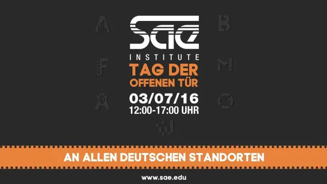 Bild: SAE Institute lädt am 3. Juli zum Tag der offenen Tür an die Medienschule