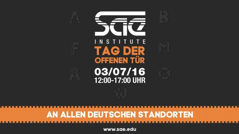 Bild: SAE Institute lädt am 3. Juli zum Tag der offenen Tür an die Medienschule
