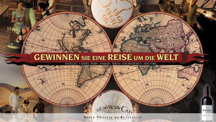Bild: Ein Foto für eine Weltreise mit Mouton Cadet
