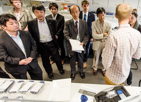 Bild: Japanische Delegation zu Gast in Mittelhessen