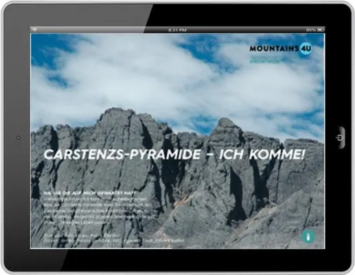 Bild: Vom Schreibtisch auf den Gipfel: Petra Thaller besteigt mit DAV Summit Club die Cartensz-Pyramide