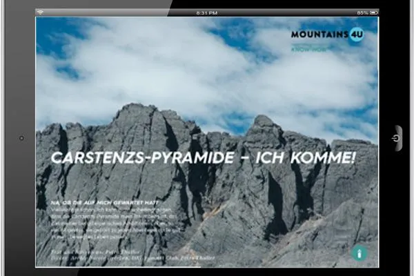 Bild: Vom Schreibtisch auf den Gipfel: Petra Thaller besteigt mit DAV Summit Club die Cartensz-Pyramide