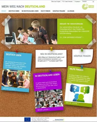 Bild: Sprachdienstleister lingoking übersetzt Webportal des Goethe-Instituts für Neuzuwandernde