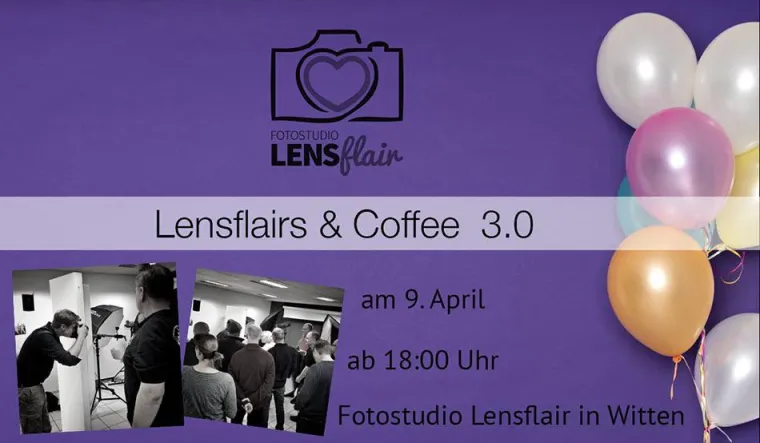 Bild: Fotografen treffen sich in Witten wieder im Fotostudio Lensflair