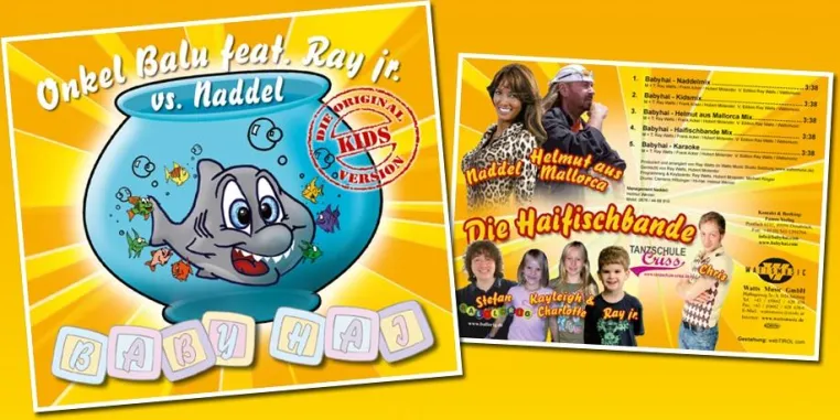 Bild: Onkel Balu feat. Ray jr. vs Naddel - Babyhai - VÖ am 29.08.08 - Endlich im Handel als Download-Track