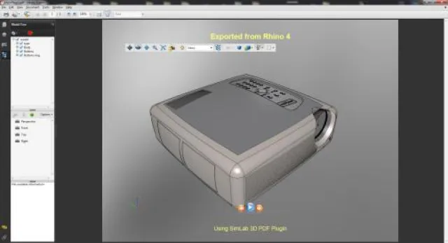 Bild: 3D PDF Export v2.4 für Rhino 4.0 verfügbar