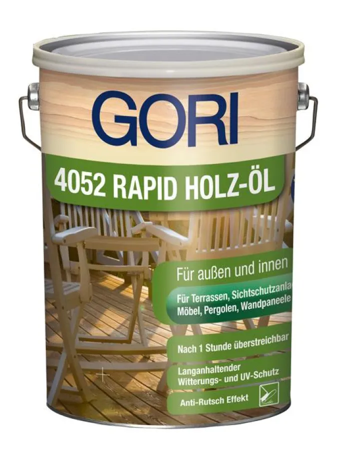 Neu im Gori Holzöle-Sortiment: Rapid Holz-Öl