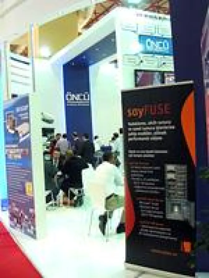 sayTEC auf dem Stand von Öncü auf der Messe ISAF in Istanbul im September