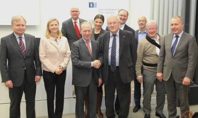 Bild: Frischer Schwung für den Vorstand der Initiative gesundheitswirtschaft rhein-main
