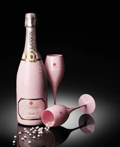 Bild: Valentinstag in Pink mit Champagne Lanson