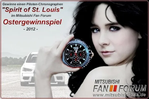 Bild: Mitsubishi Fans verlosen Piloten-Chronographen