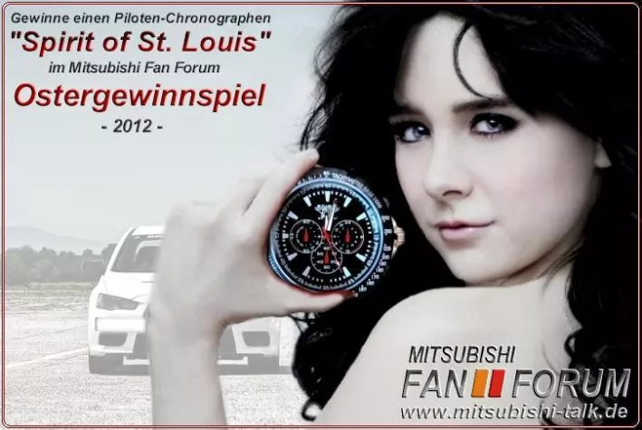 Bild: Mitsubishi Fans verlosen Piloten-Chronographen