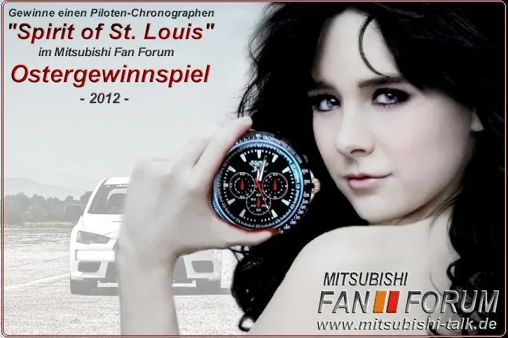 Bild: Mitsubishi Fans verlosen Piloten-Chronographen