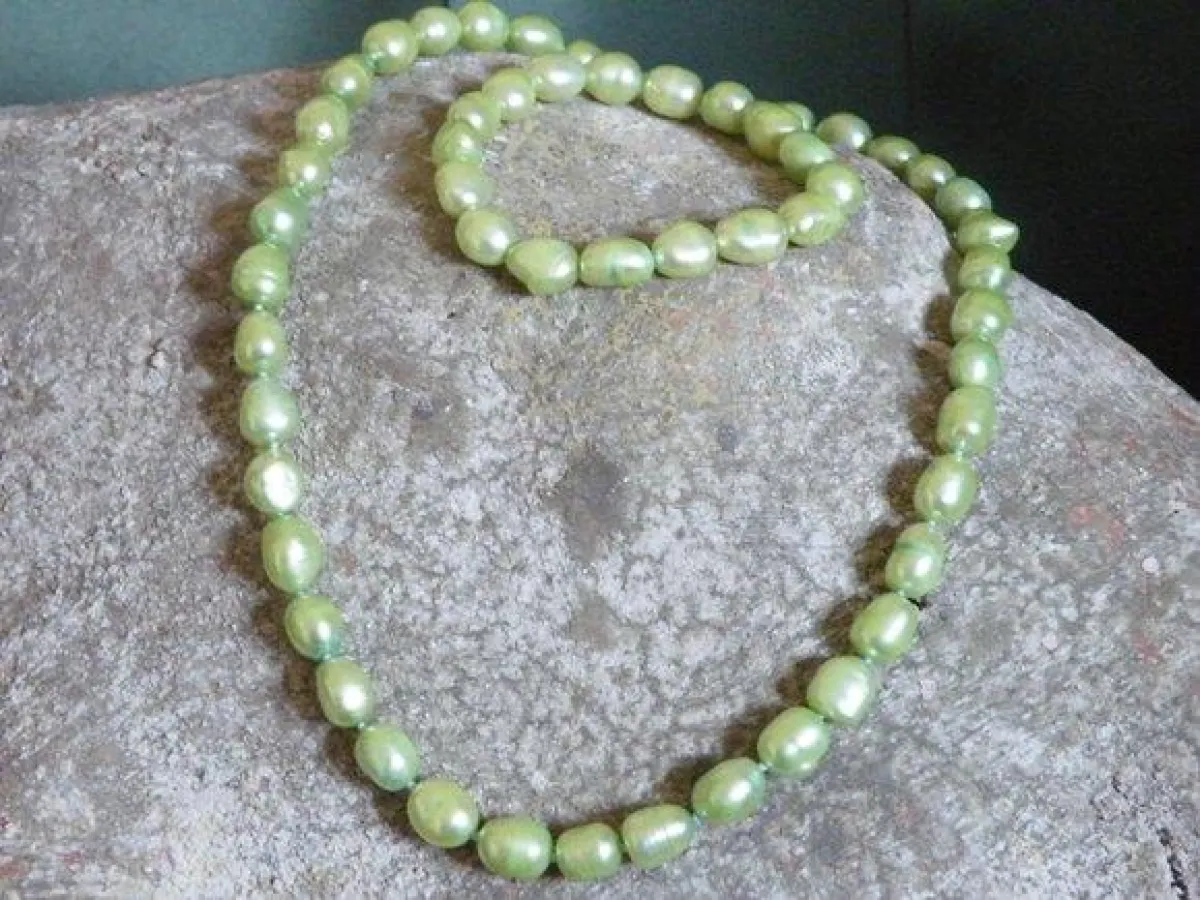 sign of soul  Zuchtperlen-Set (Collier & Stretcharmband) 