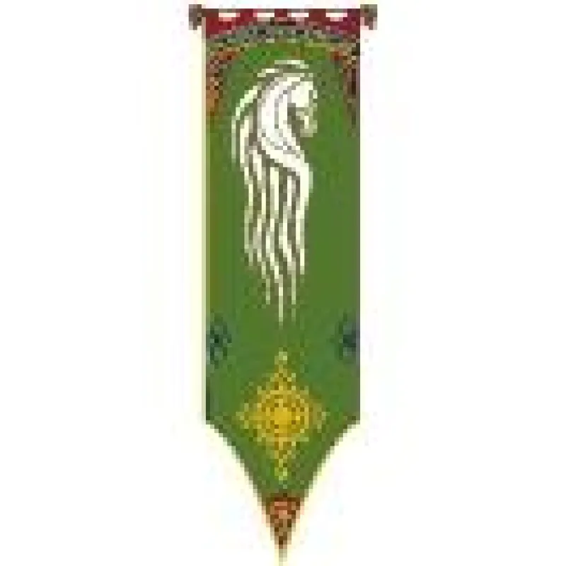 Das Banner von Rohan. Quelle: www.flaggen-pehl.de