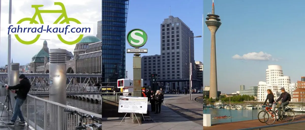 Service für Radfahrer in Berlin, Hamburg und Düsseldorf