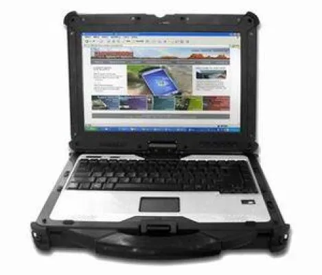 Bild: Rugged Notebook ARP858 - tragbarer PC für widrige Umstände