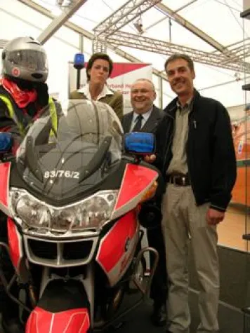 Bild: Johanniter-Unfall-Hilfe erprobt POLO-Motorradausstattung