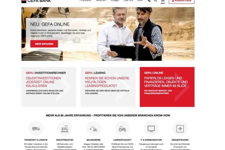TWT setzt Digitalstrategie für GEFA BANK um Bild: TWT setzt Digitalstrategie für GEFA BANK um