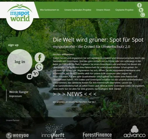 Mit dem Smartphone in den Tropenwald: Mit myspotworld® zum Waldpaten werden Bild: Mit dem Smartphone in den Tropenwald: Mit myspotworld® zum Waldpaten werden