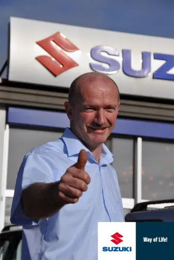 Suzuki Autohaus Ralph Müller fährt mit Leinberger app Bild: Suzuki Autohaus Ralph Müller fährt mit Leinberger app