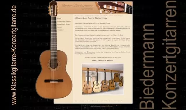 Bild: Konzertgitarre Verona als Einführungsangebot von Biedermann Gitarrenbau