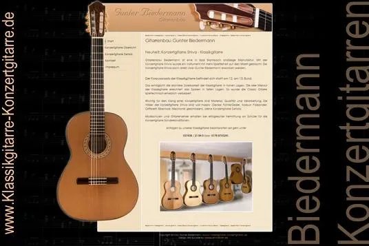 Konzertgitarre Verona als Einführungsangebot von Biedermann Gitarrenbau Bild: Konzertgitarre Verona als Einführungsangebot von Biedermann Gitarrenbau