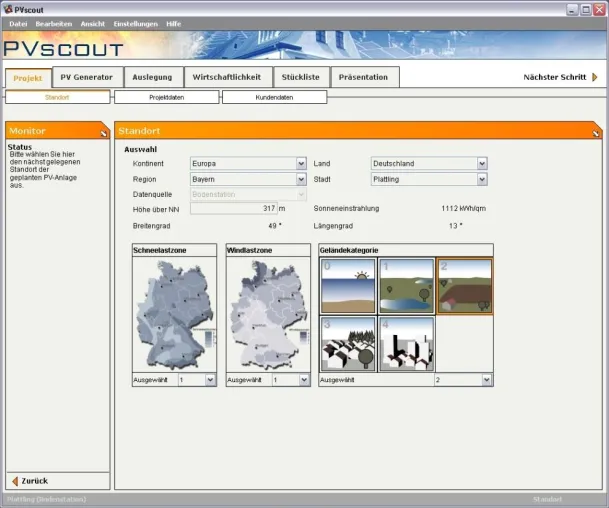 Bild: Neuheit auf der Intersolar: Solarschmiede bringt neue Version des Auslegungsprogramms PVscout auf den Markt