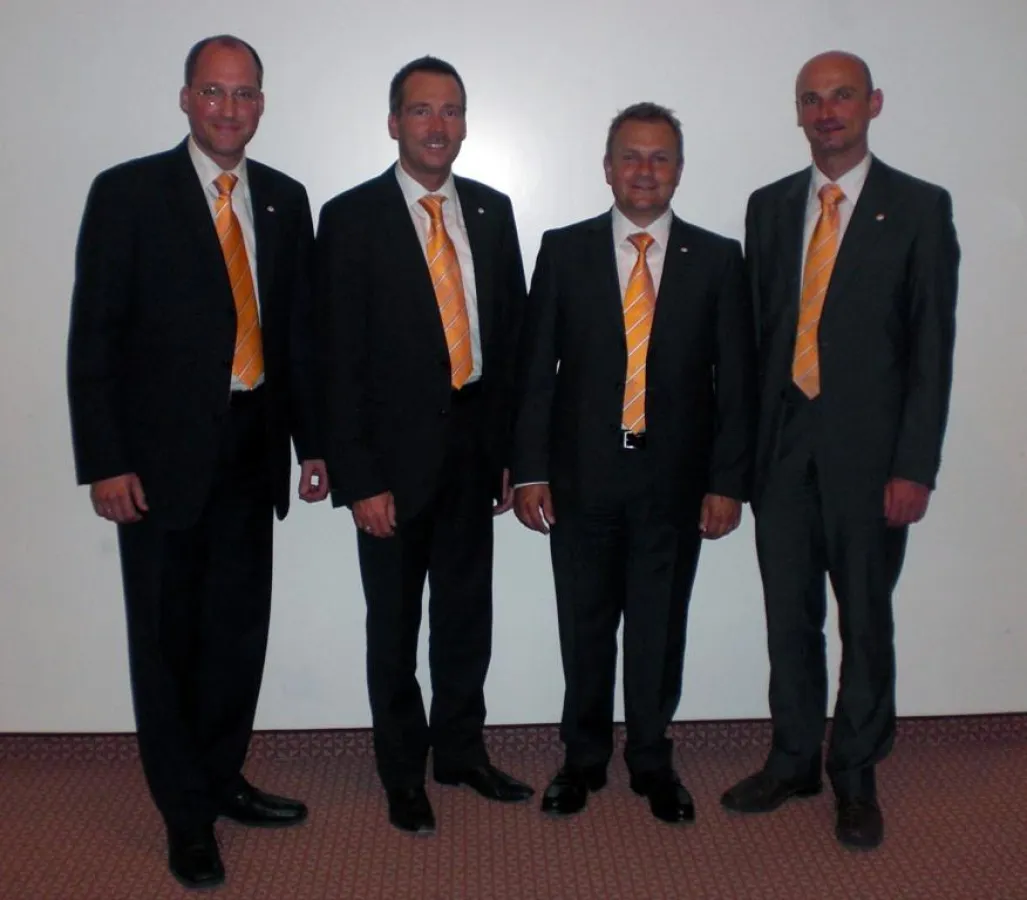 Neue Geschäftsführung der MAGE SOLAR (Dr. Markus Feil, Norbert Philipp, Markus Schenk, Rainer Bienfang)
