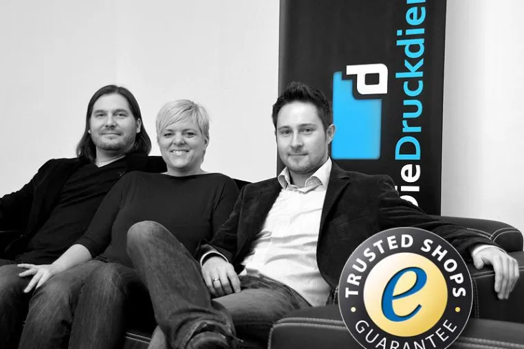 Bild: Onlinedruckerei DieDruckdienstleister.de jetzt mit begehrtem Trusted-Shops Siegel ausgezeichnet