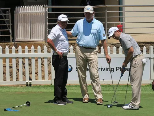 Bild: Puttguru Wiestaw Kramski ist Mitglied im The Links Golfclub in Fancourt