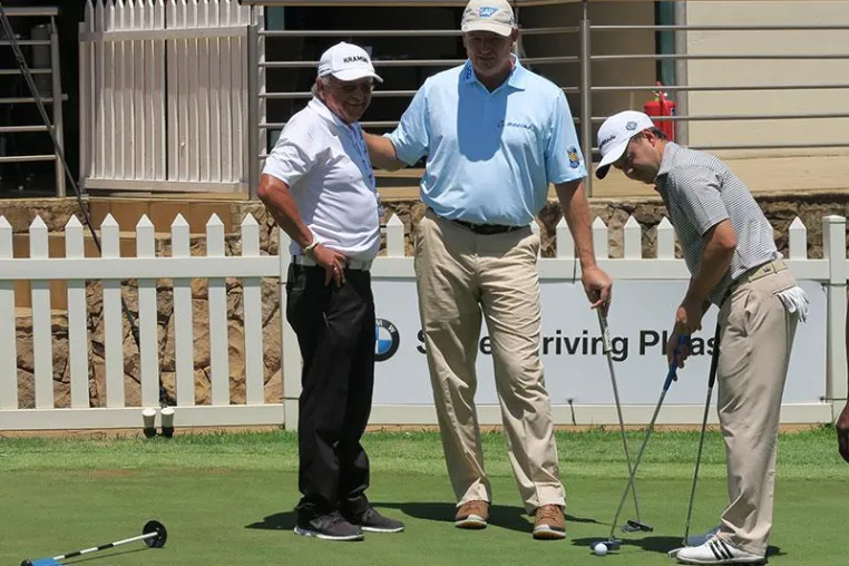 Bild: Puttguru Wiestaw Kramski ist Mitglied im The Links Golfclub in Fancourt