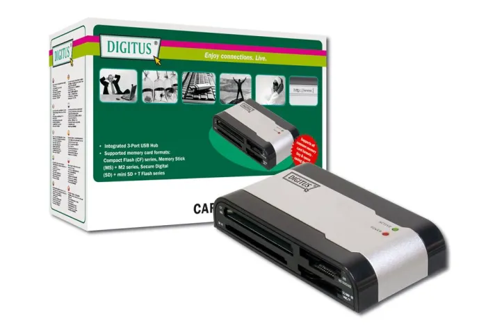 Bild: DIGITUS Hub und Cardreader harmonisch vereint