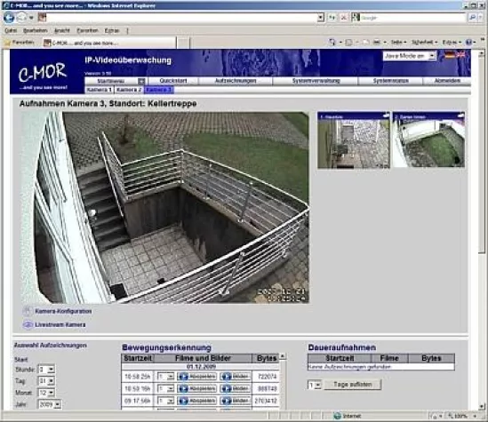 Bild: Mit der Internet-Videoüberwachung von überall das Wohnhaus überwachen