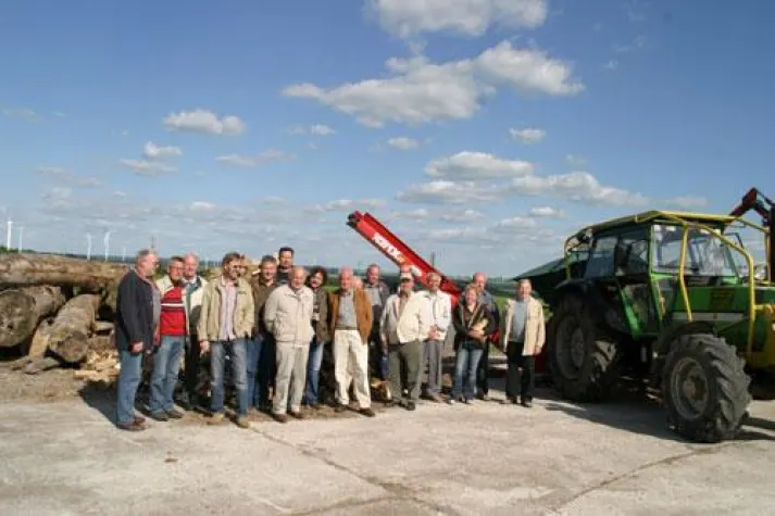 Bild: Siedlerbund kauft gemeinsam Brennholz