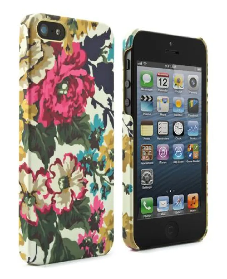 Joules iPhone 5 Hülle, Floral cream (Hardcase)