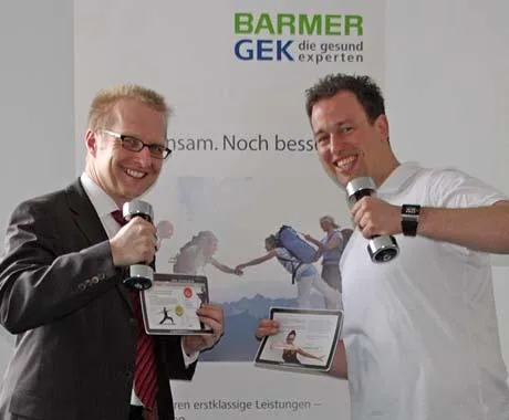 Bild: Barmer GEK startet in Südhessen Kooperation mit Online-Sportstudio daspureleben.com