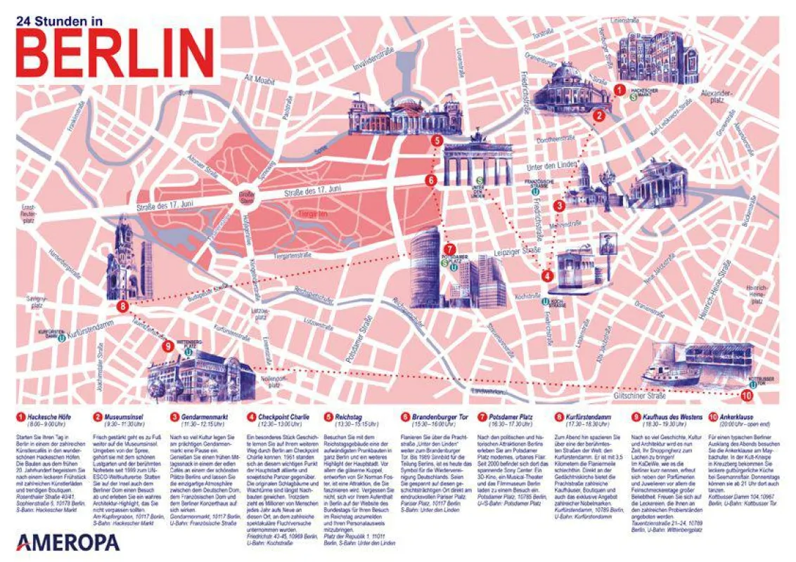 AMEROPA Bahnreisen: Kurzreisen Berlin