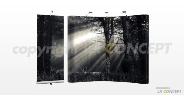 Bild: Mobile Präsentationssysteme als flexible Messestände für die WOWEX 2010