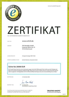 Bild: Trusted Shops Zertifikat für den Werkzeugprofi svh24.de