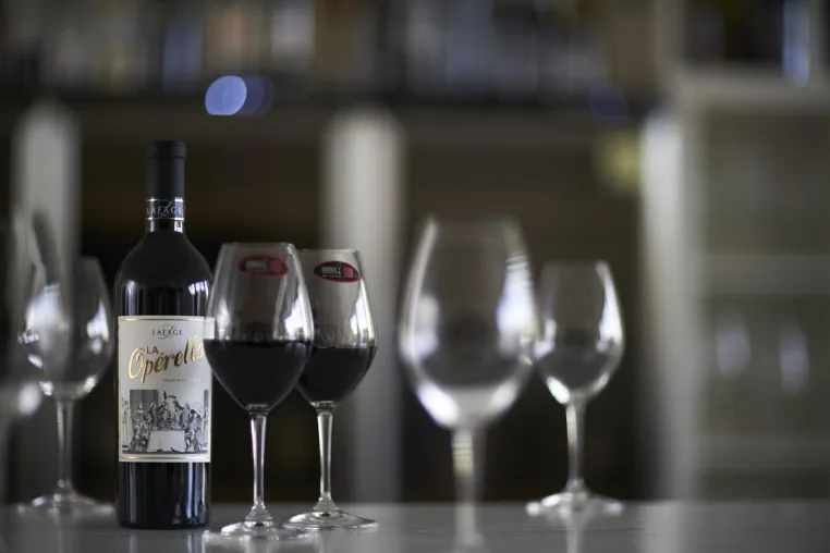 Bild: Weinglas Innovation von RIEDEL- Das BELViNi-PROFi-TASTiNG-GLAS