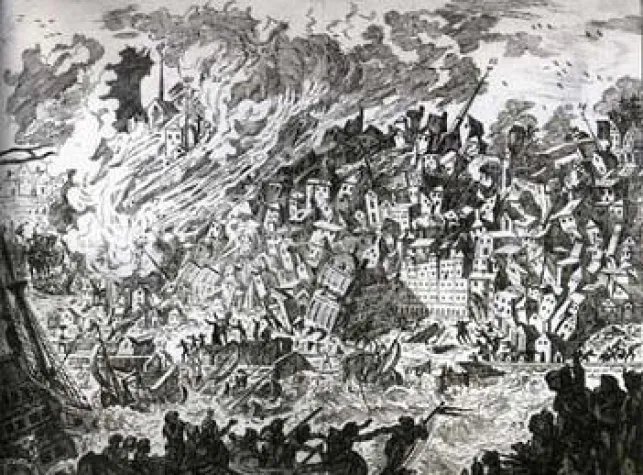 Bild: 250. Jahrestag des großen Erdbebens von 1755