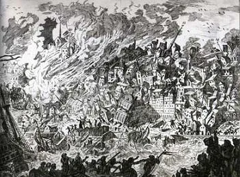 Bild: 250. Jahrestag des großen Erdbebens von 1755