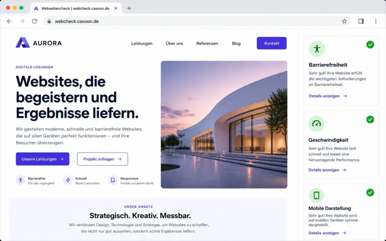 Bild: Webentwicklung Rostock: Barrierefreie Websites nach BFSG — kostenloser Webseitencheck für Unternehmen